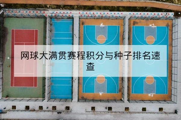 网球大满贯赛程积分与种子排名速查
